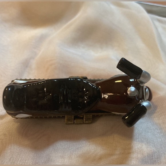 NEW MOTORCYCLE HINGED CERAMIC TRINKET BOX - UNSIGNED  - NEW WITHOUT TAG - Picture 5 of 8